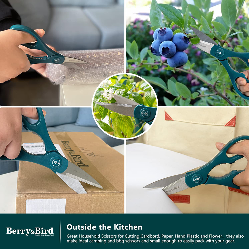 Berry&Bird 2PCS Kitchen Shears Scissors Multi-function Scissors For Cooking Food