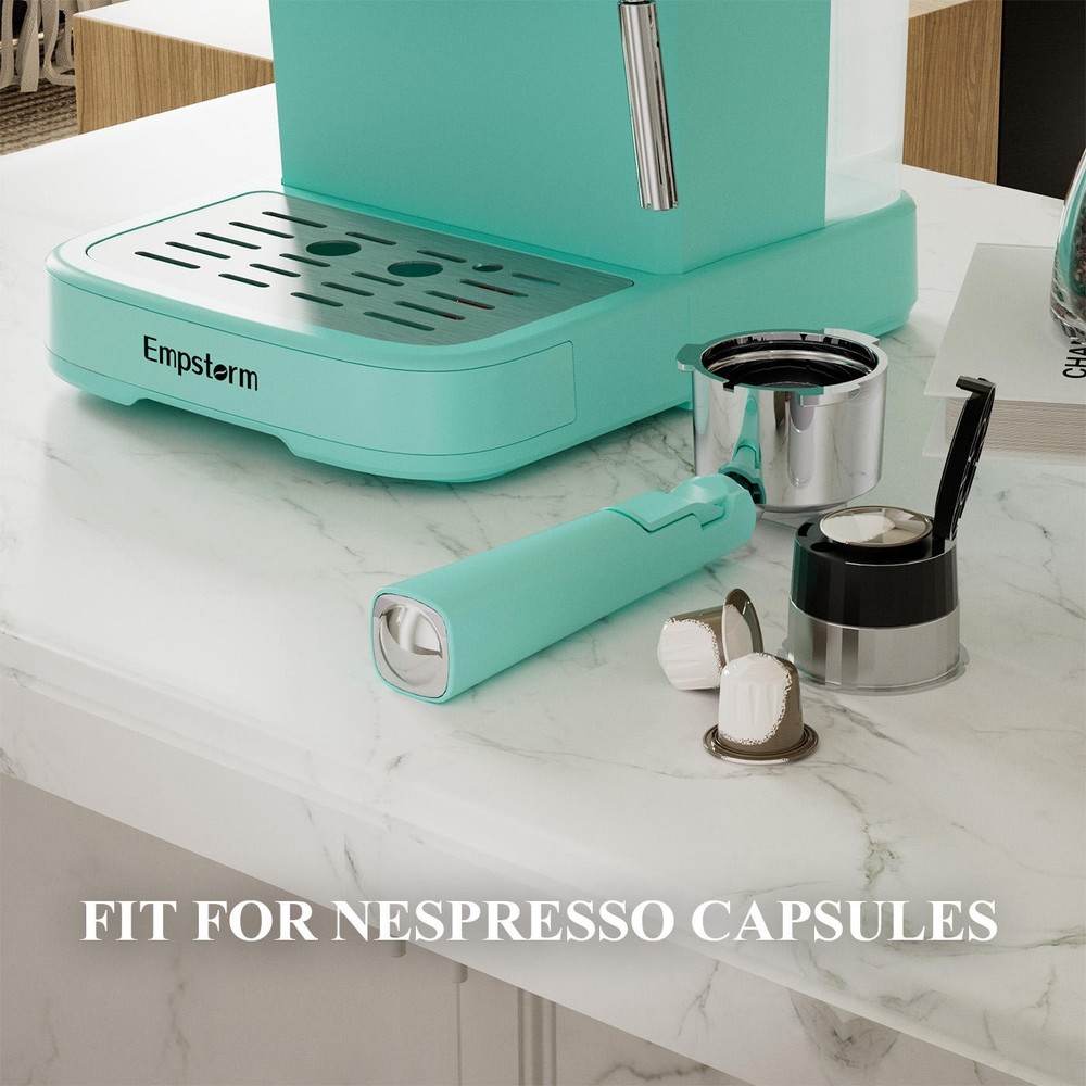 20 Bar Blue Empstorm Espresso Grinding Integrated Semi-automatic Coffee Machine