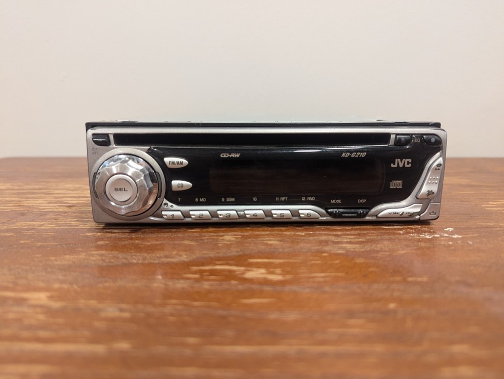 JVC KD-G210 CD-RW Untested With Bracket