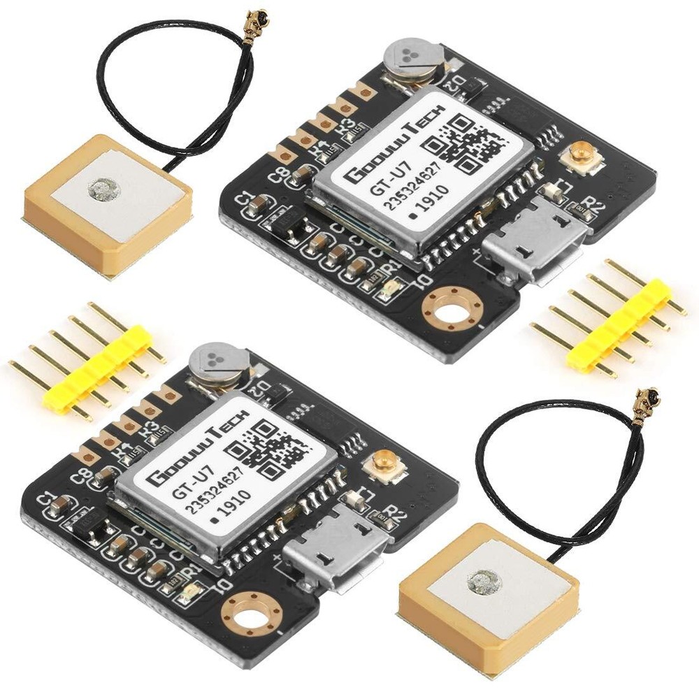 2pcs GT-U7 GPS Module High Sensitivity Low Power Consumption Compatible with ...