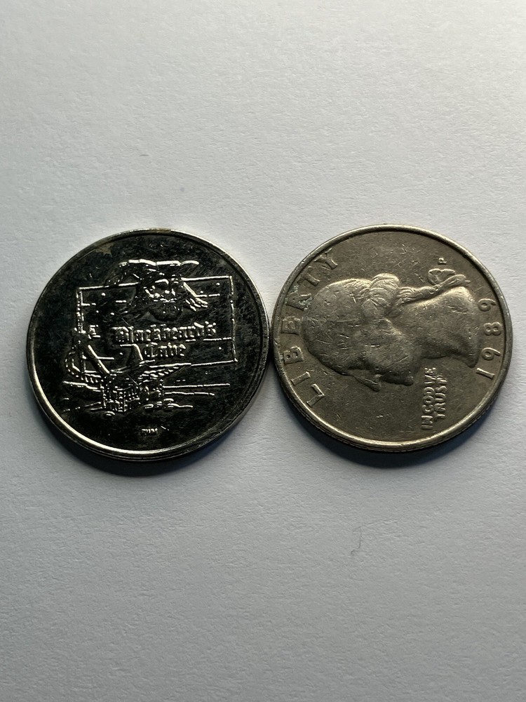 RARE Blackbeard’s Cabe Arcade Token Defunct #te1