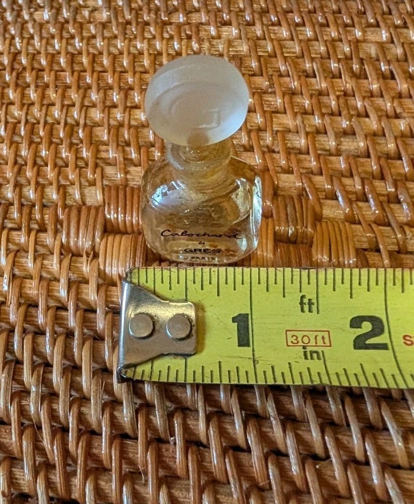 Vtg Cabochard de GRES Parfum Micro Miniature Bottle Vtg Perfume Bottle Vanity