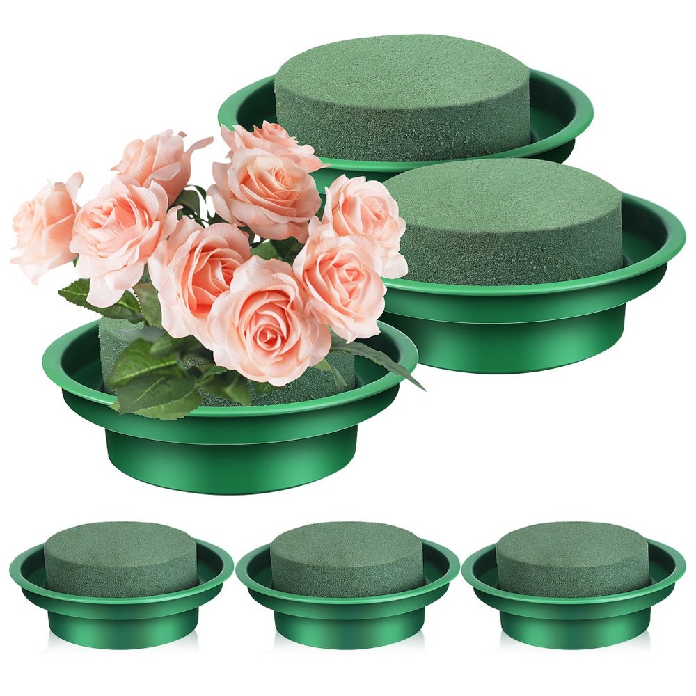 6 Pcs Paste Flower Sponge Blocks Kit Cages for Floral Arrangements
