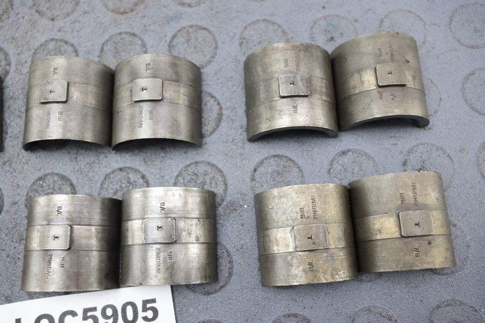 HARDINGE ( 7/8'' SQUARE ) B16 COLLET PADS READ DESCRIPTION ! LOC5905
