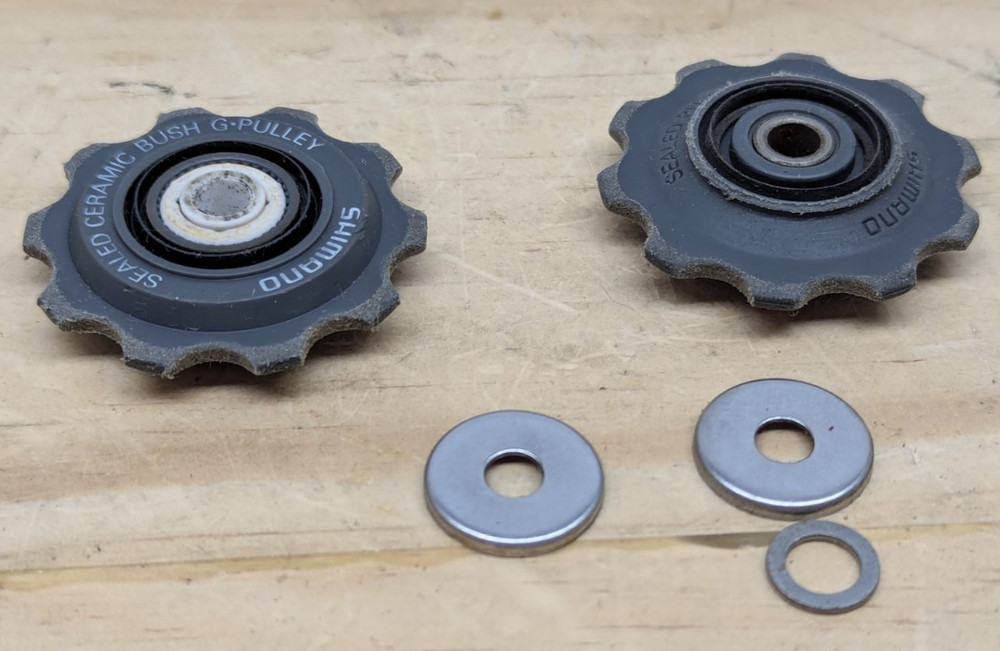 Shimano ceramic pulley set