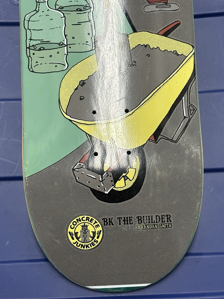 Concrete Jungle AZ Laminates Brandon Smith BK the Builder Skate Deck