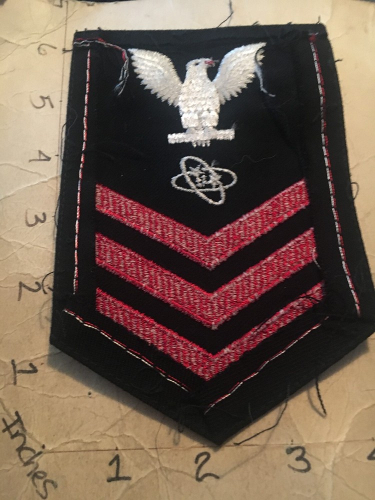 USN Rate Electronics Technician 1st Class Petty Officer Patch 6/14/25