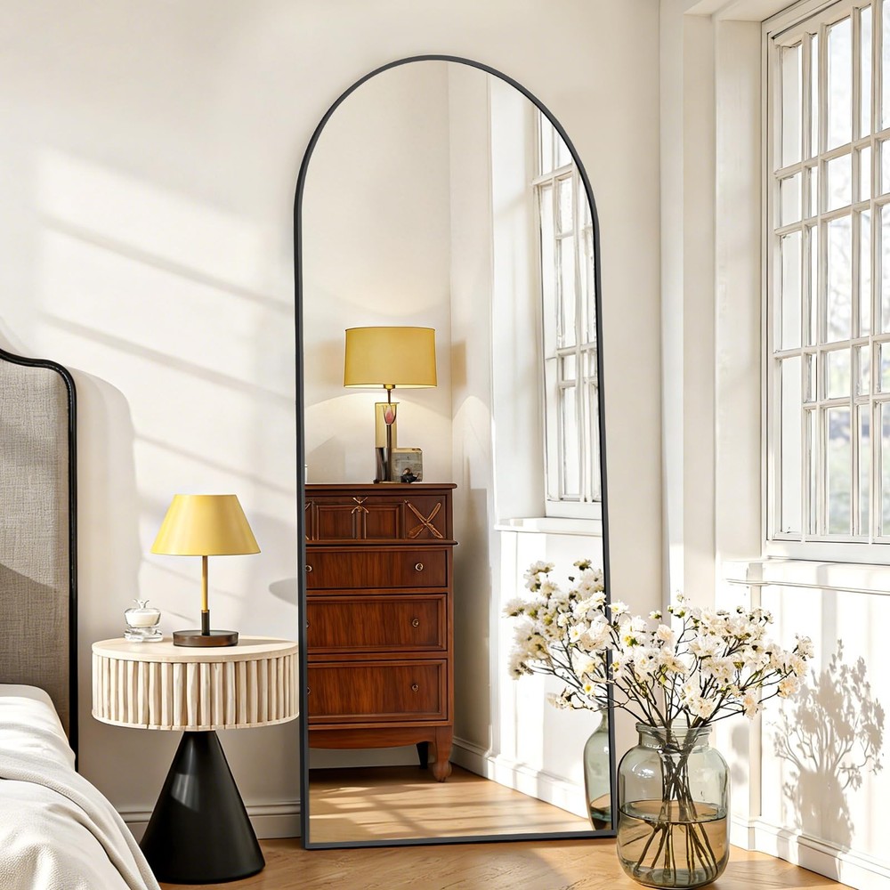 65x24 Full Length Mirror Shatterproof Stand