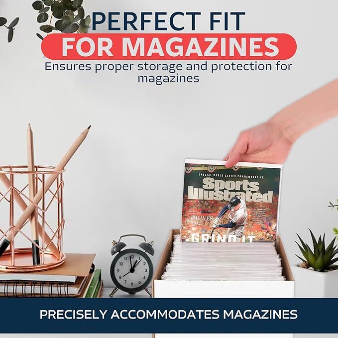 BCW Magazine | Document |Golden Age Size | Comic Book Storage Box - 5 Pack