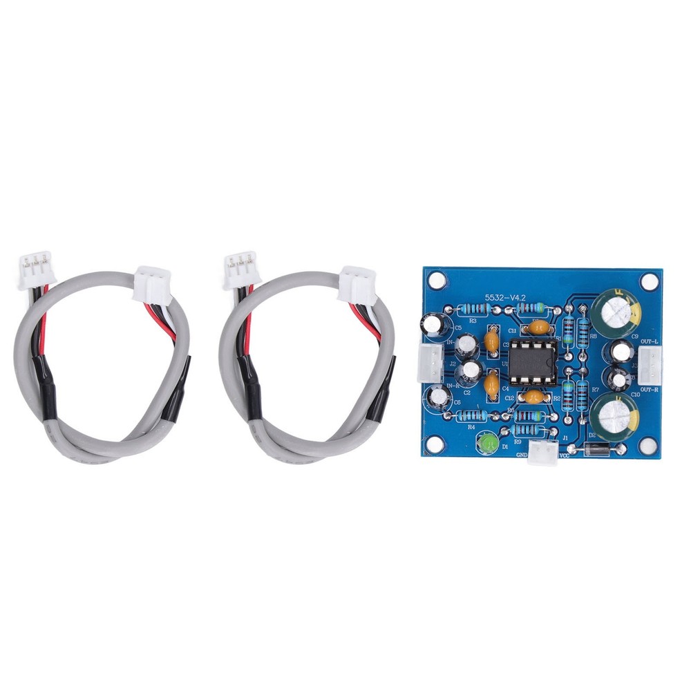 Preamp Module Audio Preamplifier Board NE5532 Chip Accessory Part For Replace↑