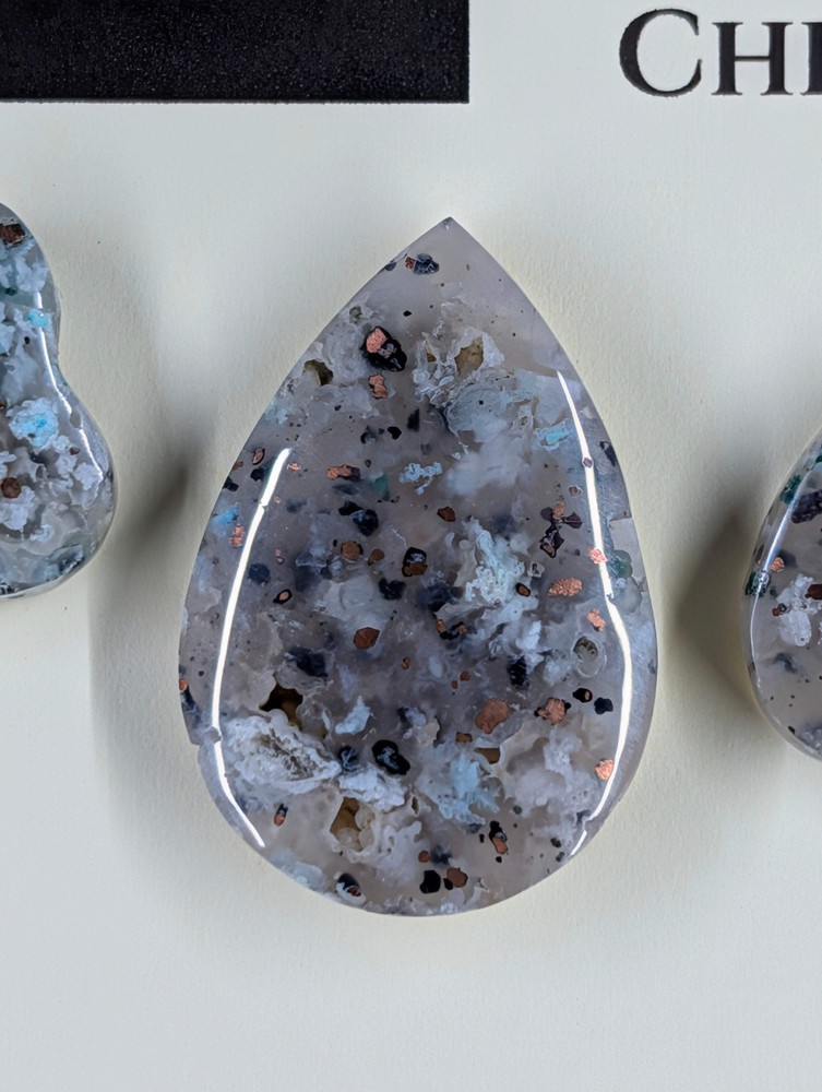 Tear Shape - Confetti Chrysocolla - Sacred Alchemy Select - Design-Ready Set