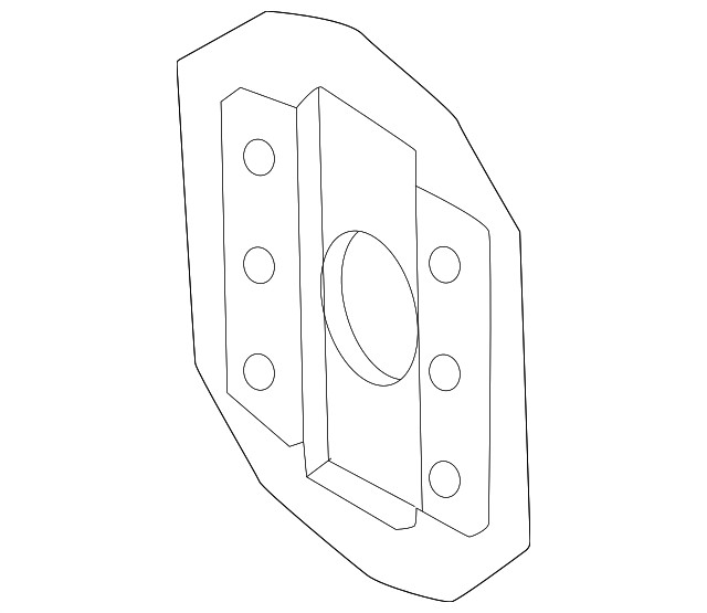 Genuine GM Passenger Side Frame Rail End 84461490