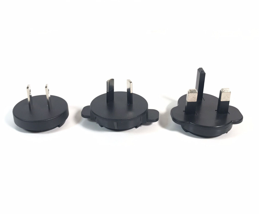 US/AU/UK Plug Adaptor, Black