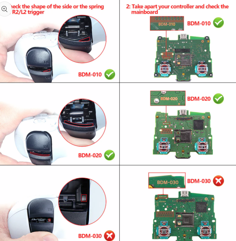 Wood Grain Soft Touch Front Shell + Touch Pad PS5 Controller Model CFI-ZCT1W