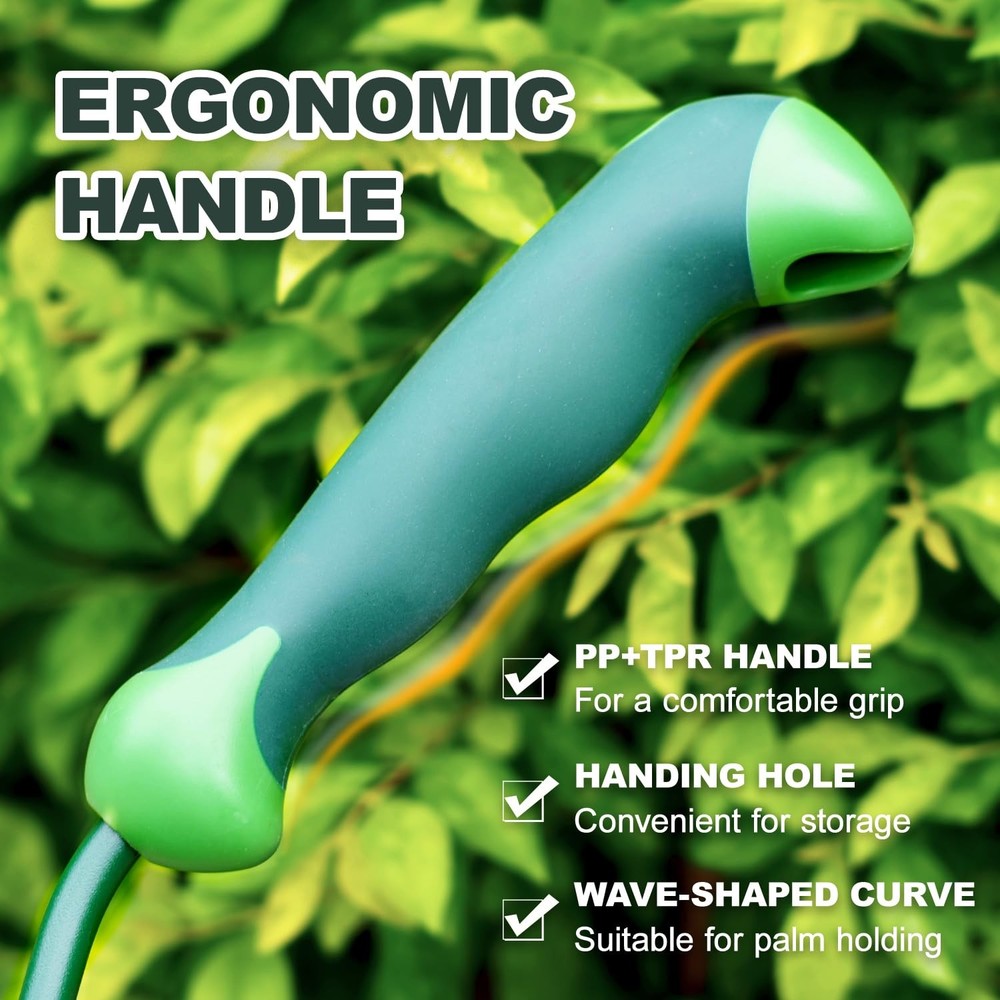 Crack Weeder, 11" L-Shaped Side-Walk Weed Puller with Ergonomic Rubber Handle...