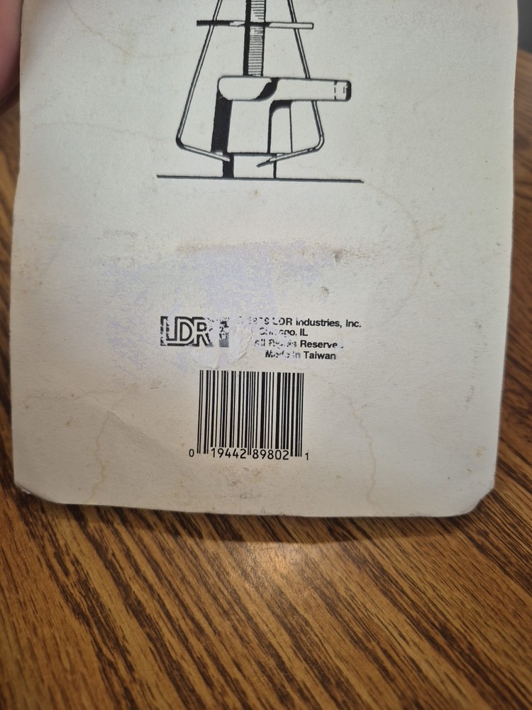 LDR Industries Faucet Stem Handle Puller Plumbing Tool NOS