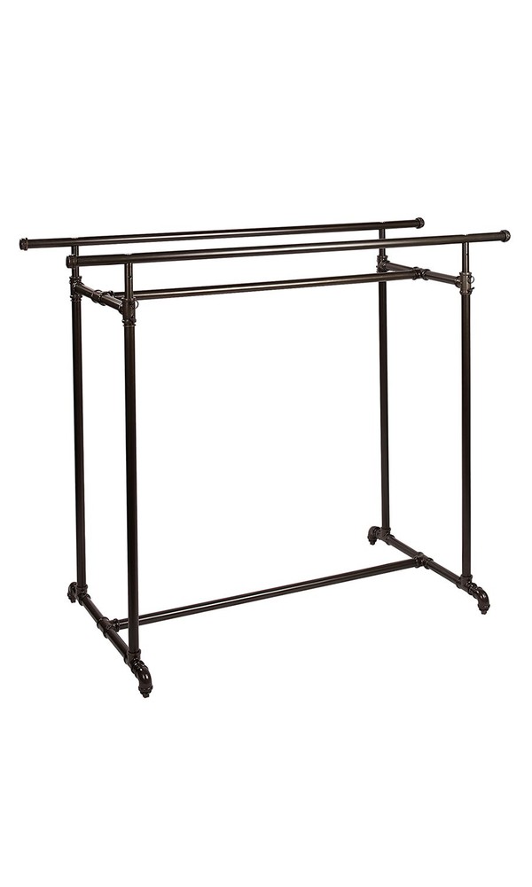 Boutique Pipe Double Rail H-Rack