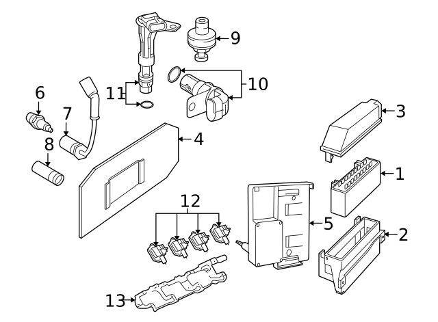 Genuine GM Engine Crankshaft Position Sensor 12560228