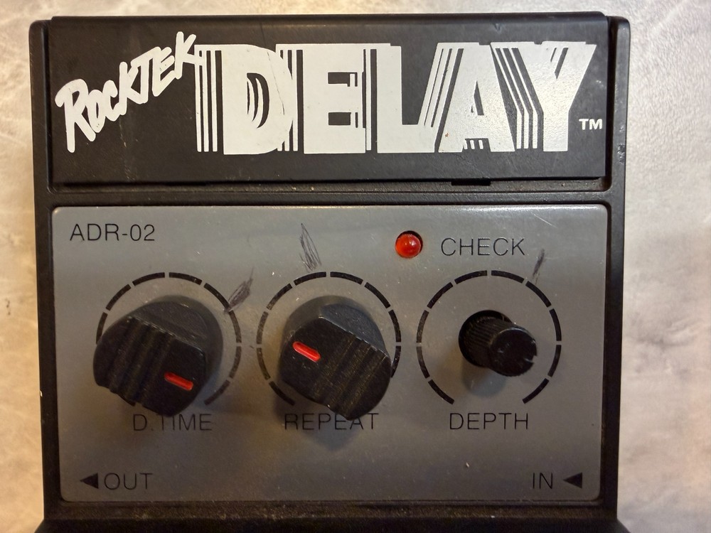 Rocktek ADR-02 Analog Delay Guitar Effect Pedal Tested Working