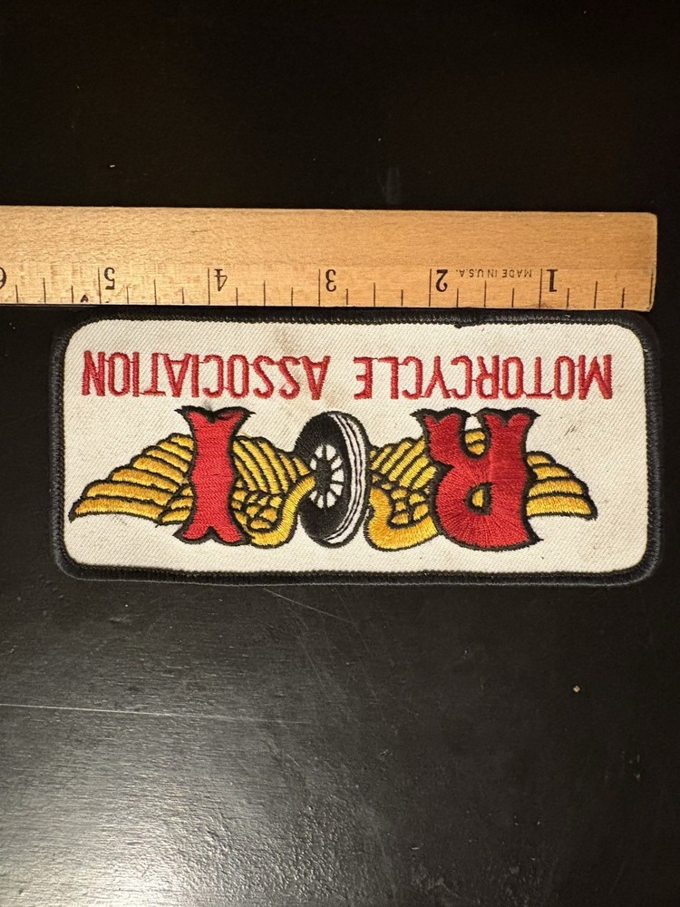 Motorcycle Association Patch