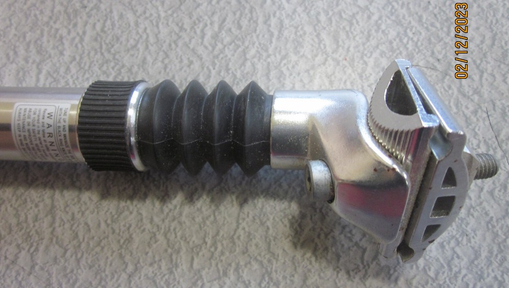 Hsin Lung 27.2 shock seat post silver NOS