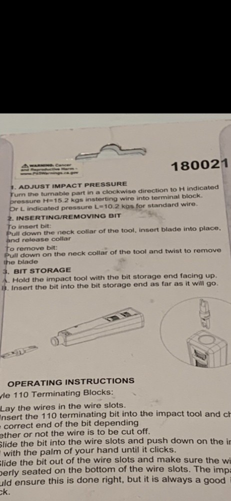 Cable Matters: Reliable Connectivity Punch Down Tool: New