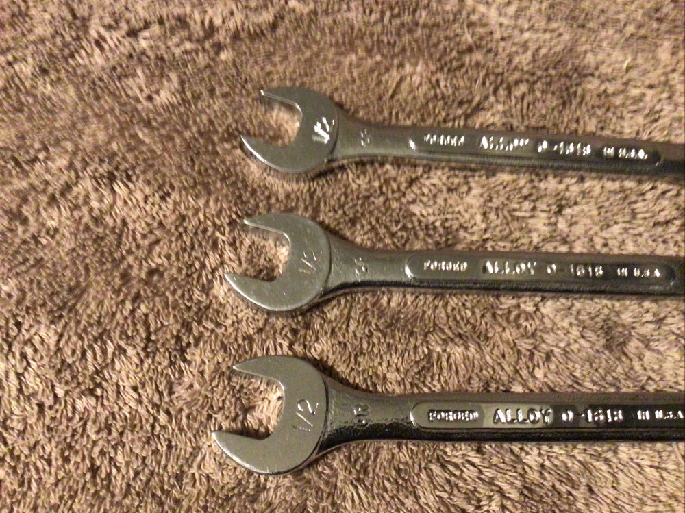 3-S-K Tools 9/16" x 1/2" Open End Wrenches UNUSED