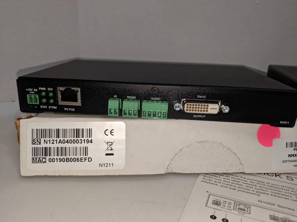 Svsi N1211 Encoder AMX Volante AV Over IP Transmitter CAT6 Network New In BOX