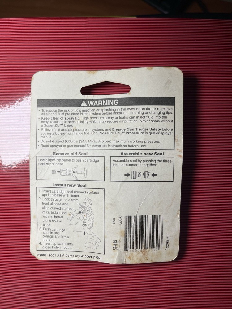 Super Zip Tip Reversible Spray Tip, 59-415