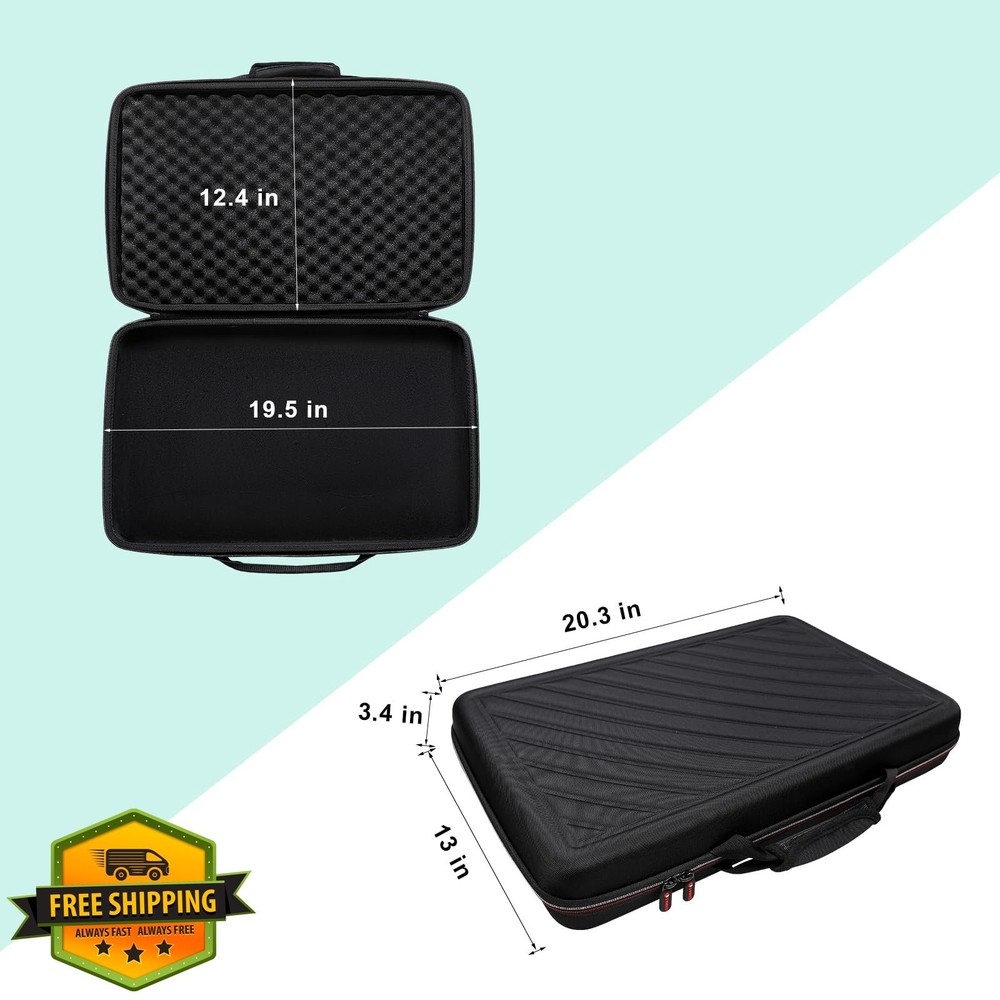 XANAD Black Case for Pioneer DDJ-FLX4 Controller