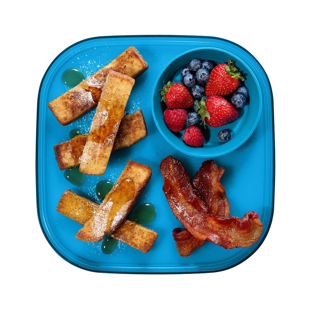 Madesmart Dipware Reusable Dining Plate/Serving Tray for Appetizers and Snacks,