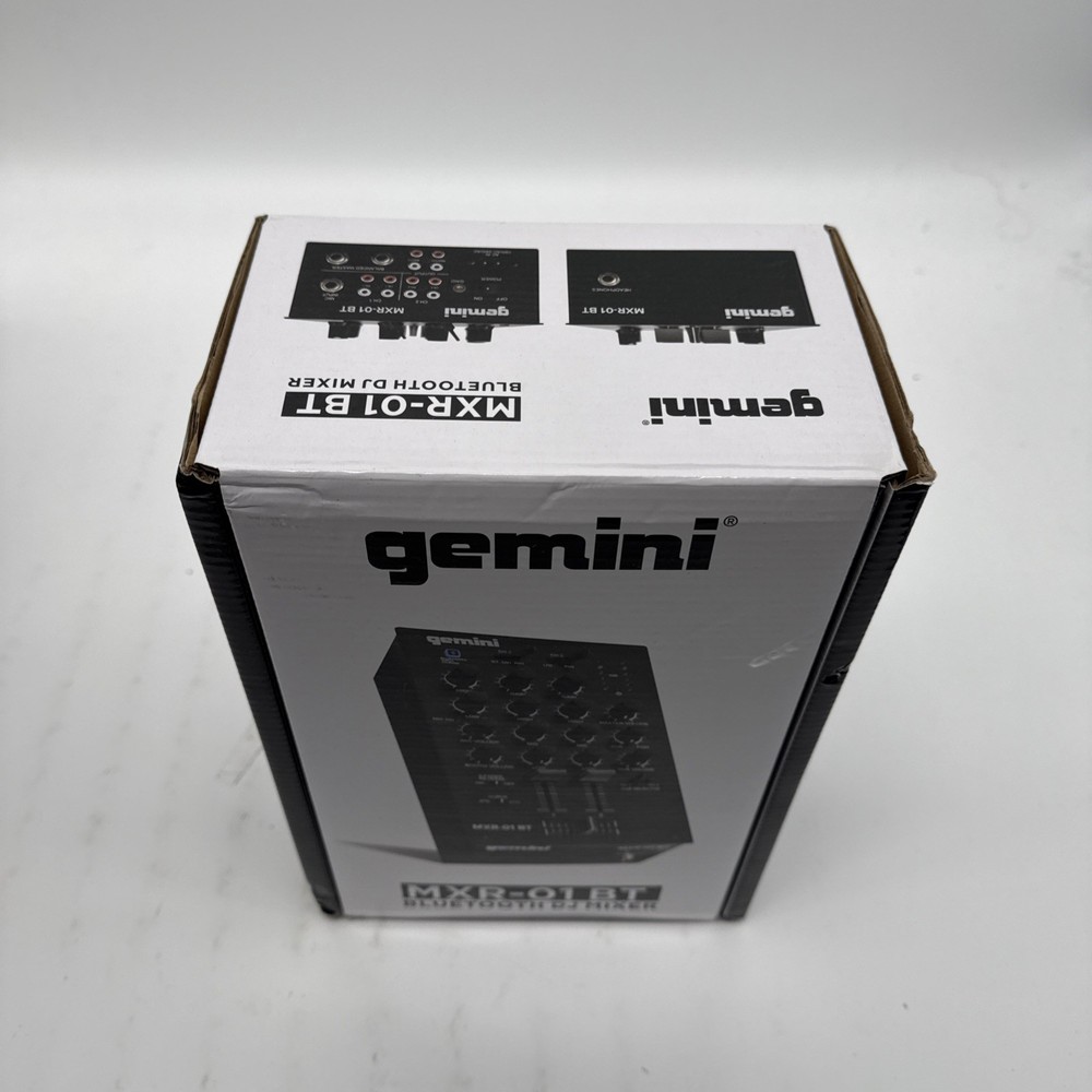 Gemini MXR-01BT 2 Channel Professional DJ Mixer With Bluetooth Input