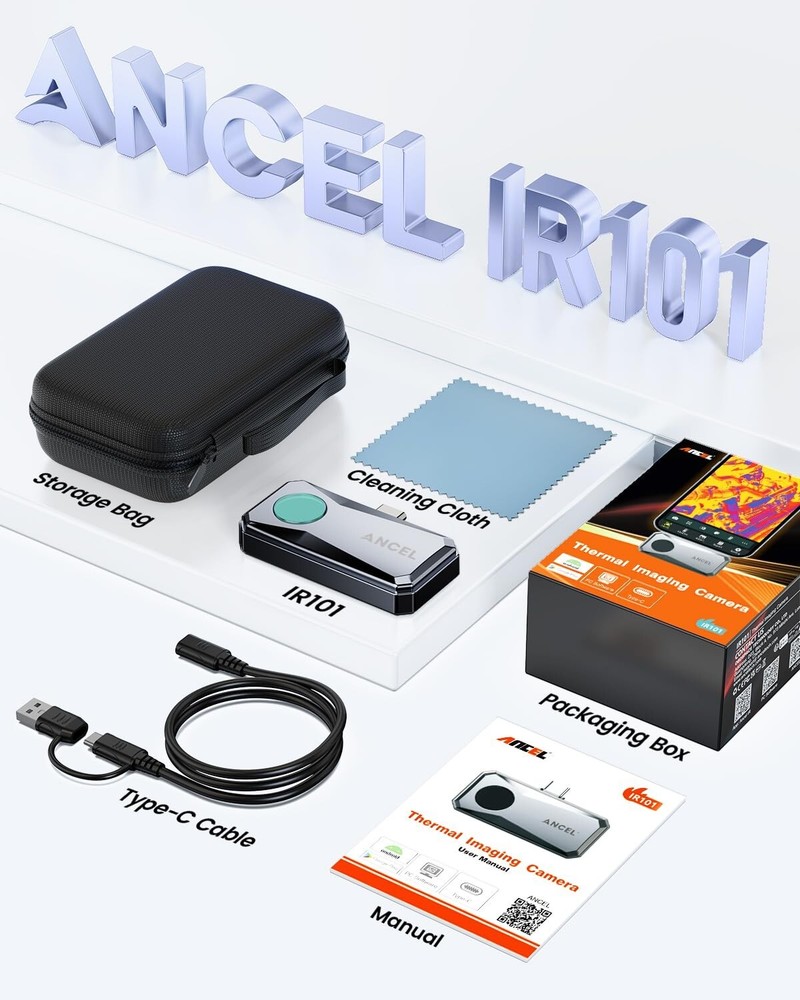 Universal Thermal Camera Imager for IOS iPhone 256x192 IR Resolution USB IR101