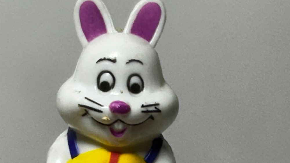 Stamp Pad Easter Bunny Candy Container Mint Unopened from 1998