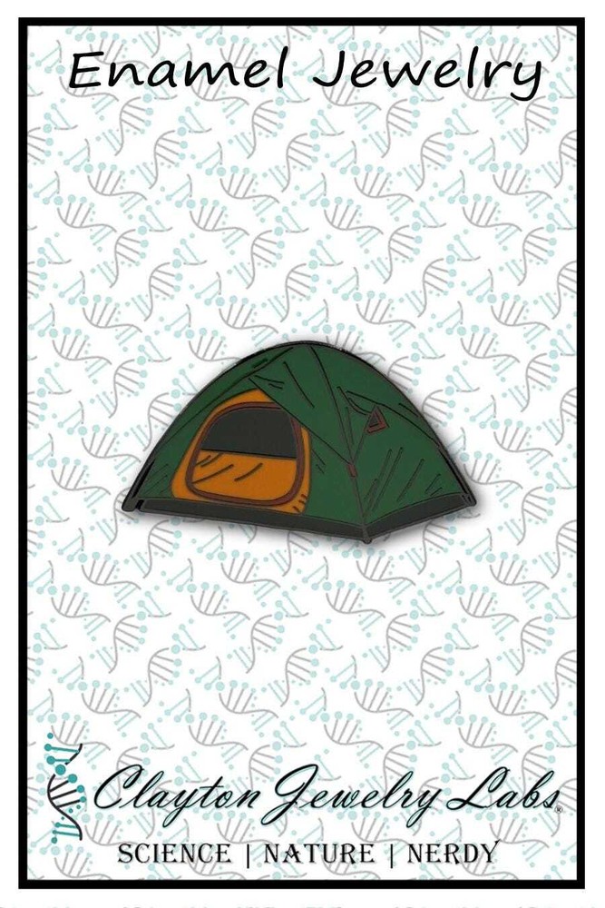Camping Tent Enamel Pin