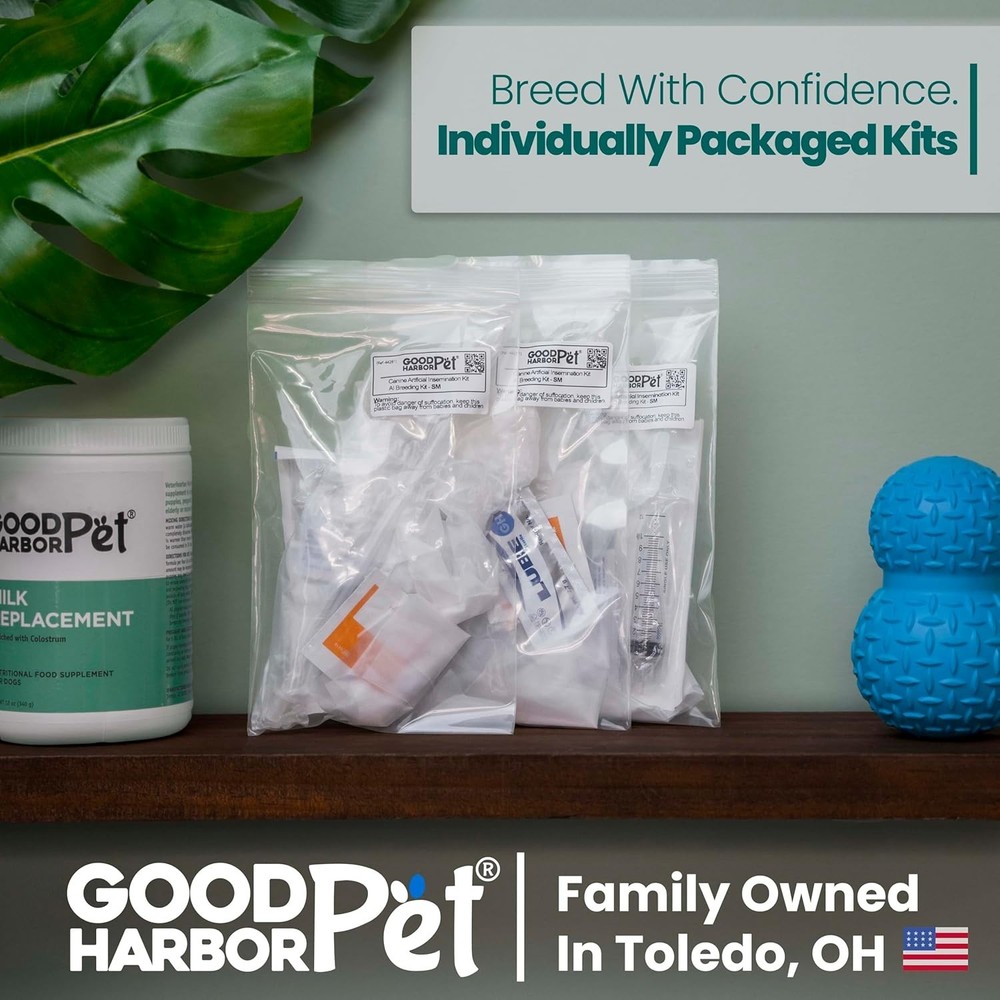 Canine AI Artificial Insemination Kit - Breeding Solution for Small, Medium ...