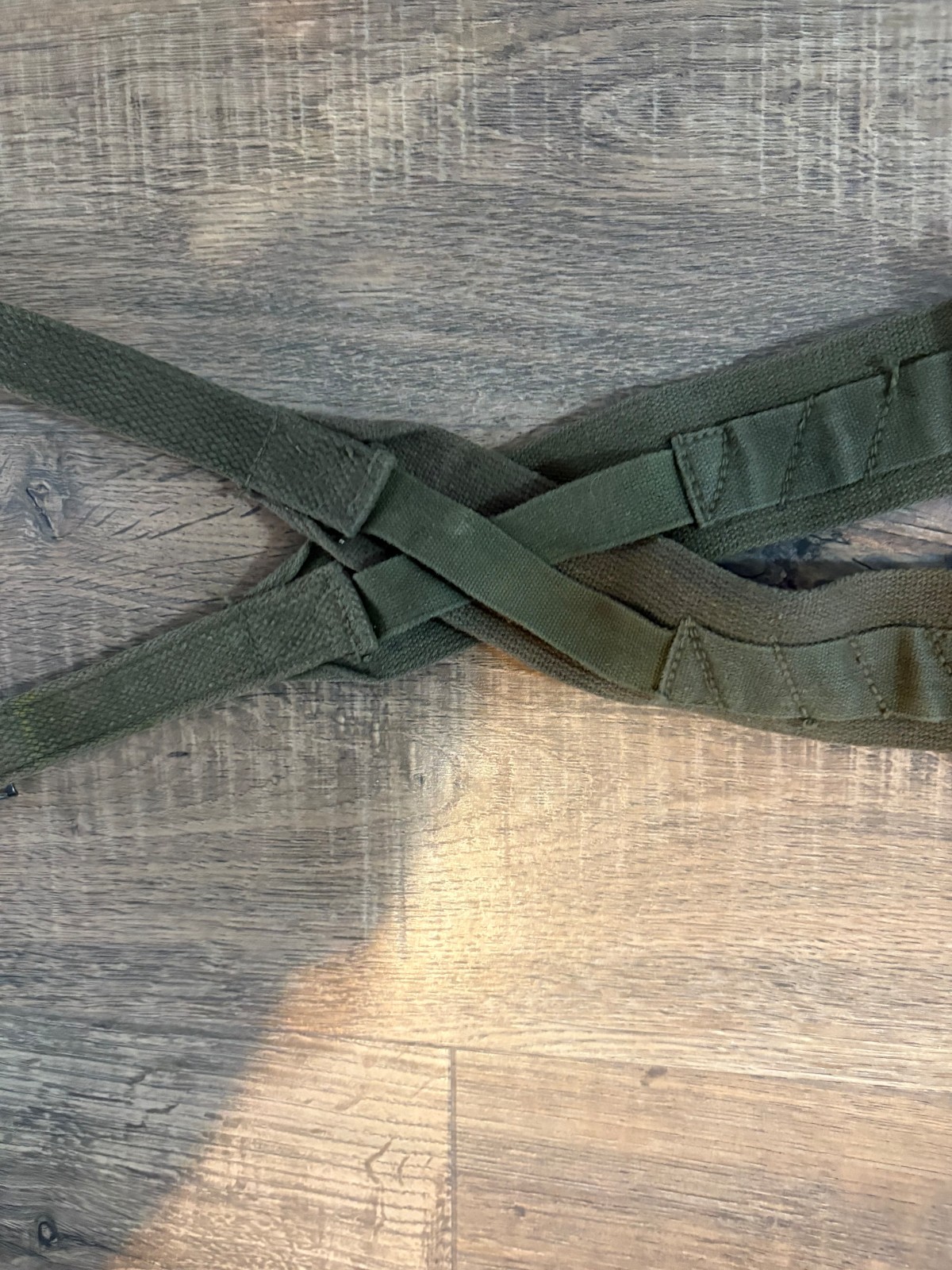 US Army M1945 Combat Field Pack Suspenders WWII