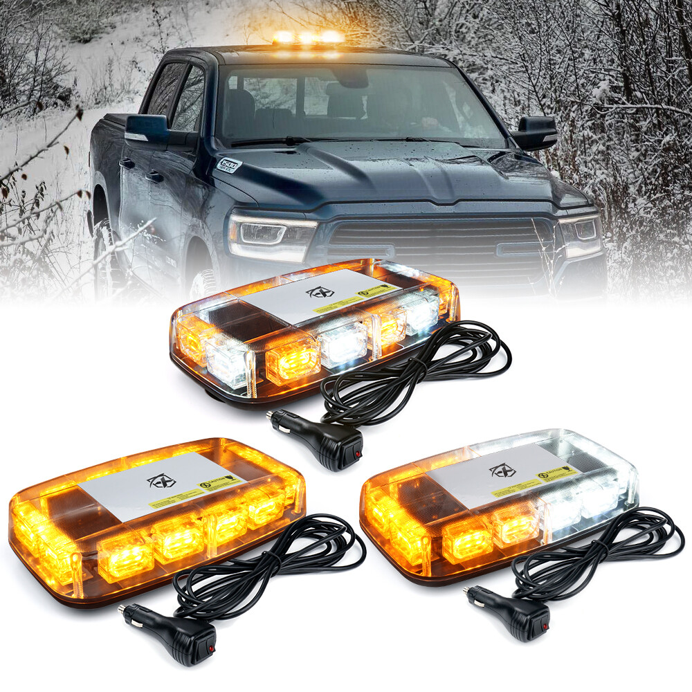 LED Strobe Light Car Truck Rooftop Emergency Safety Warning Flash Beacon Lamp