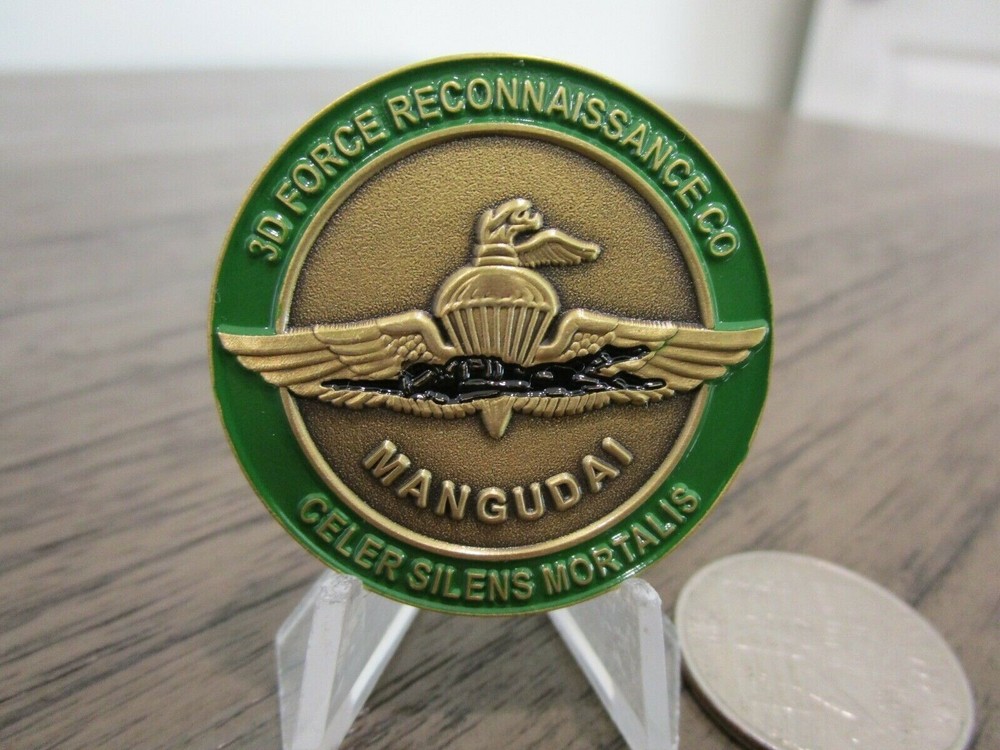 USMC 3D Force Reconnaissance Co Challenge Coin