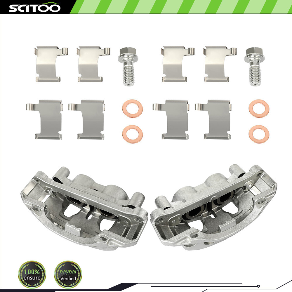 For 2011-17 Chevy Silverado 2500 HD Dual Piston Front Brake Calipers w/ Bracket