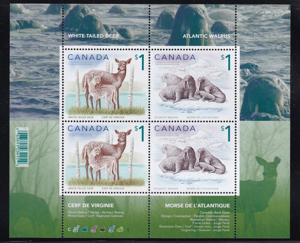 Canada Mint Souvenir Sheet Sc#1689b MNH