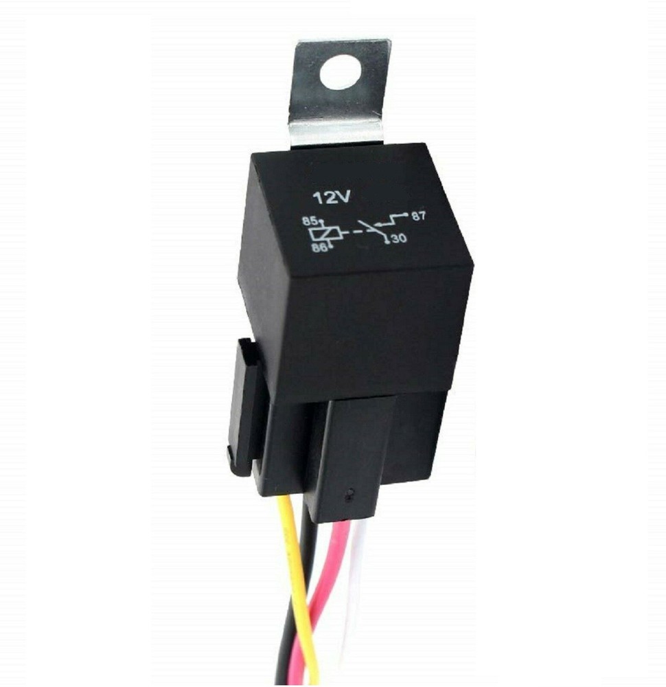 Relay Wire Harness 30A C H11 Fog Light Replacement Bulb Female Ceramic Socket