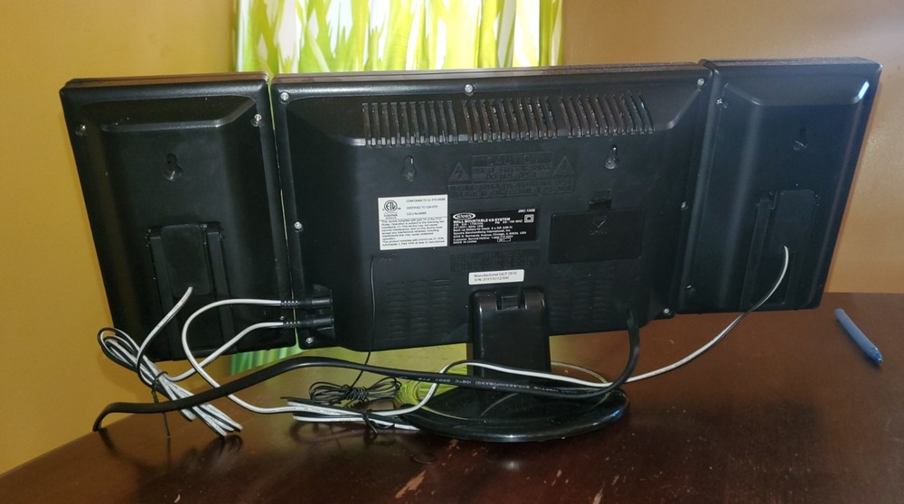 Jenson Wall Mountable CD System JMC 180B WITH REMOTE Tested & Working Pre-Owned