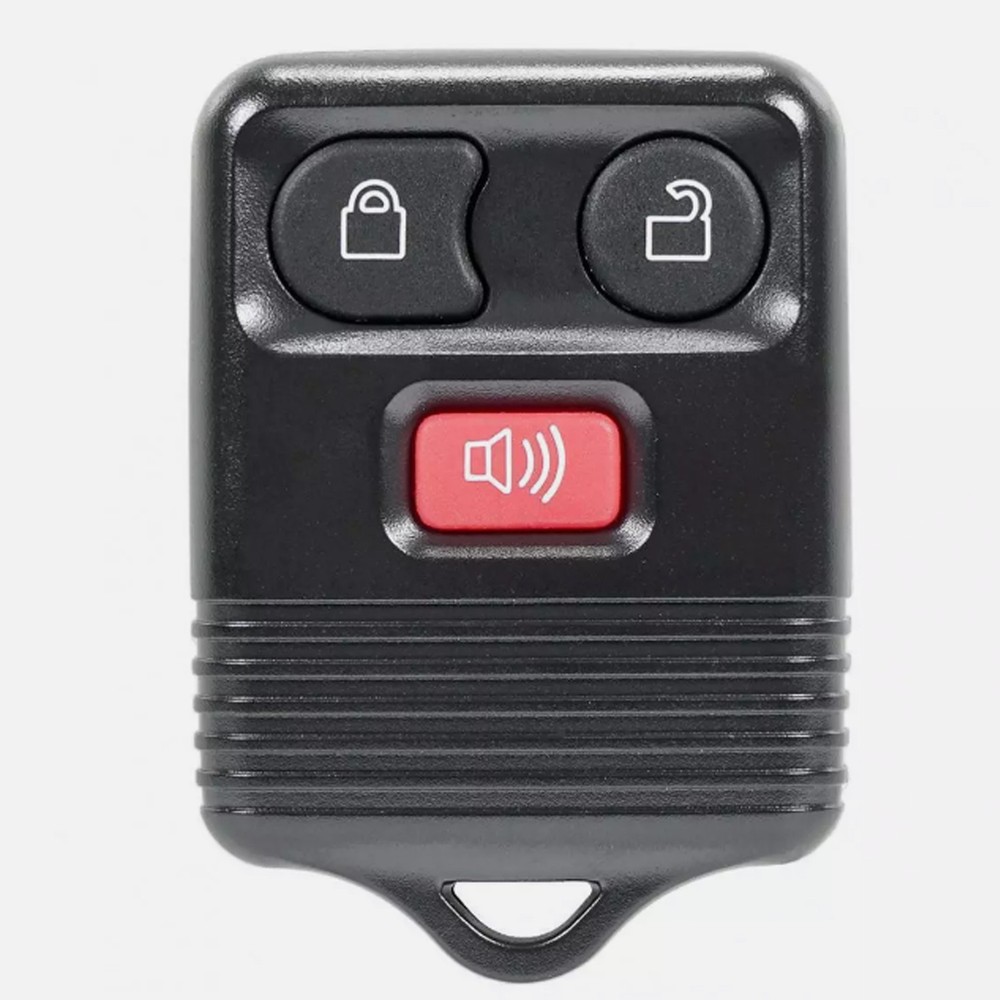 Black 3 Button Keyless Entry Replacement Key Remote Fob Shell Case Fit for Ford