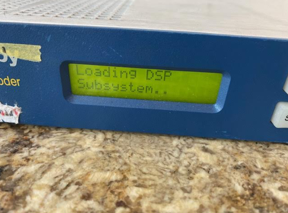 Dolby DP572 Professional Dolby E Decoder Multichannel Audio Distribution system