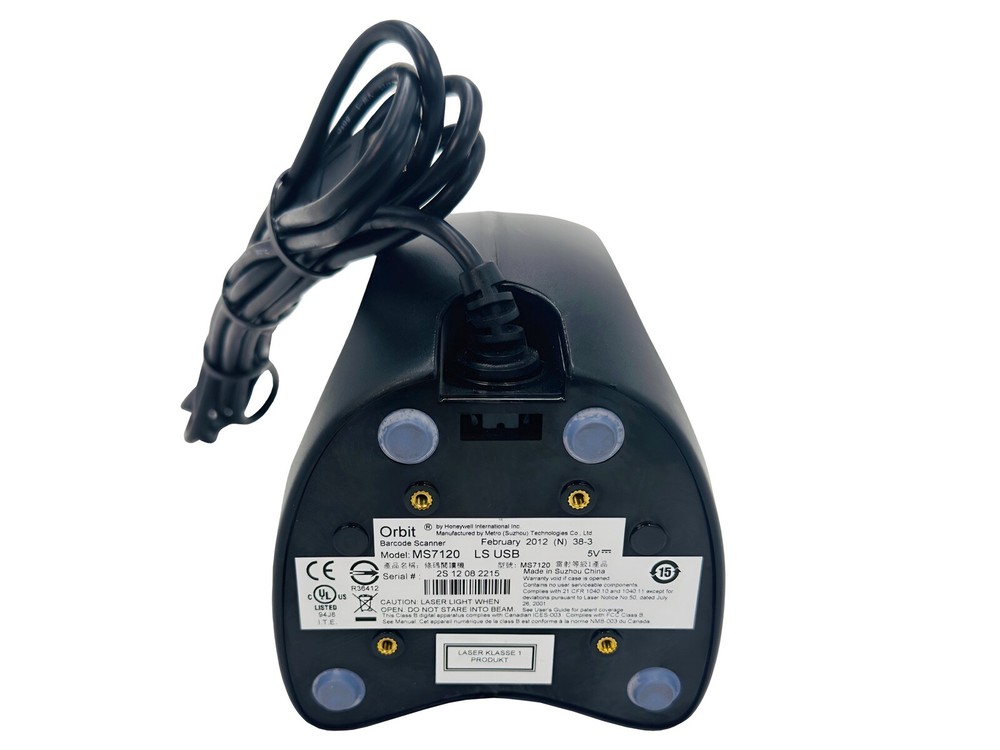 Honeywell Orbit Omni-Directional MS7120 VeriFone Barcode Scanner w/USB Cable
