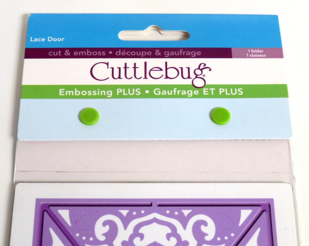NEW Cuttlebug LACE DOOR EMBOSSING PLUS A2 Cut & Emboss Folder/Plates