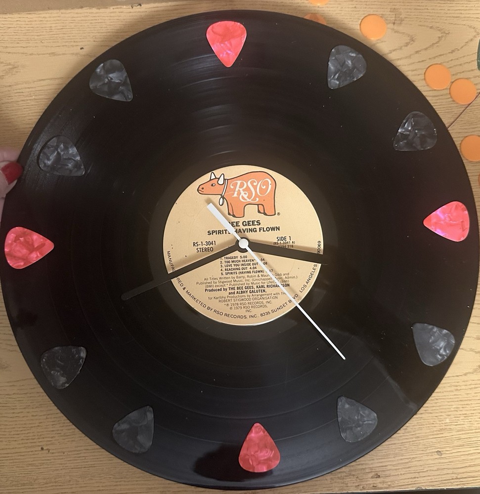 Vinyl Record Clock