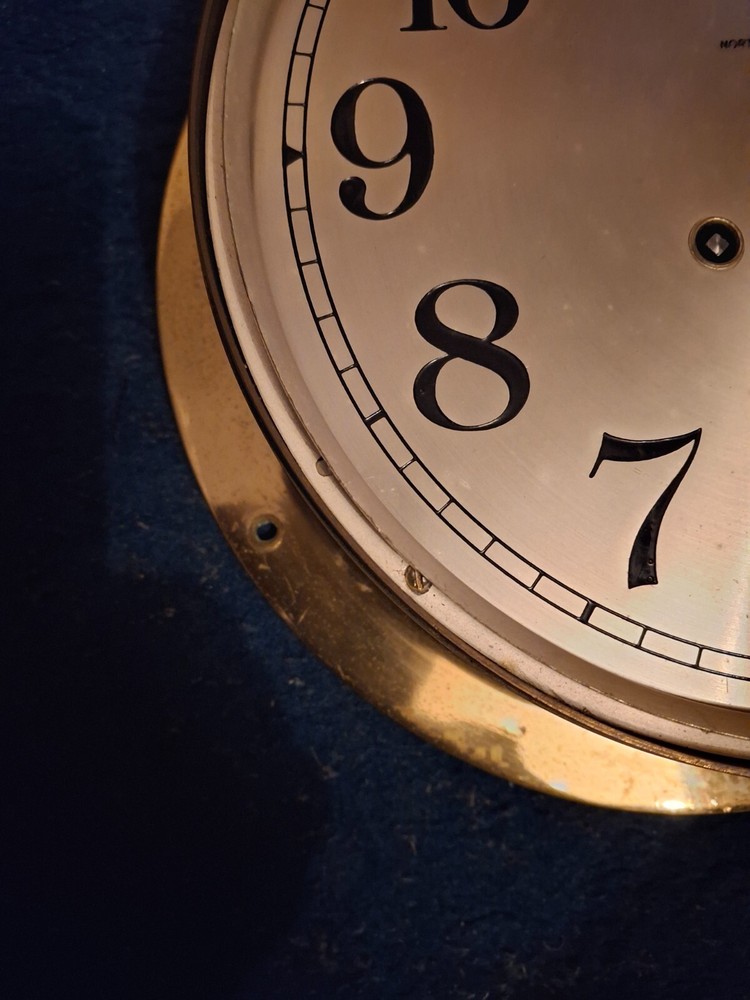 Chelsea Ships Bell Clock 8"