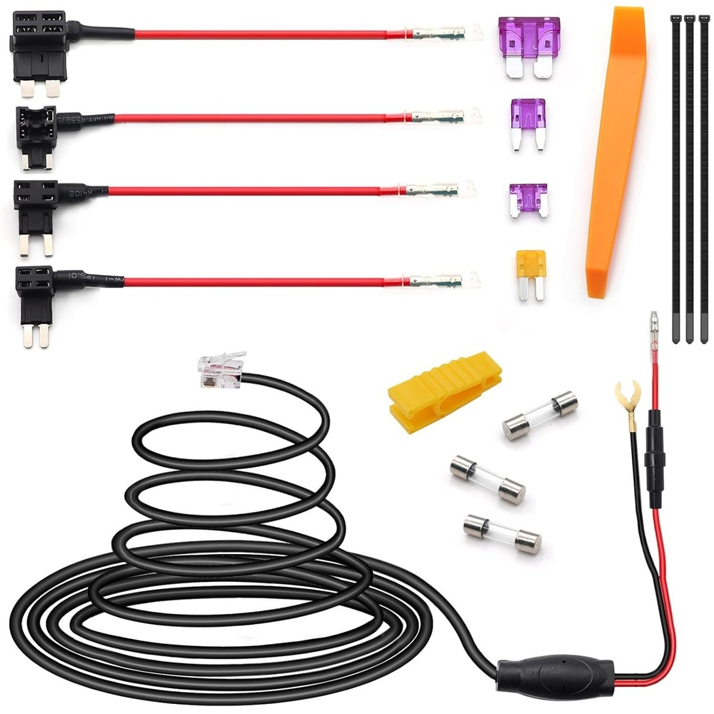 13FT Radar Detector Hardwire Kit - Quick Connection & Neat Installation